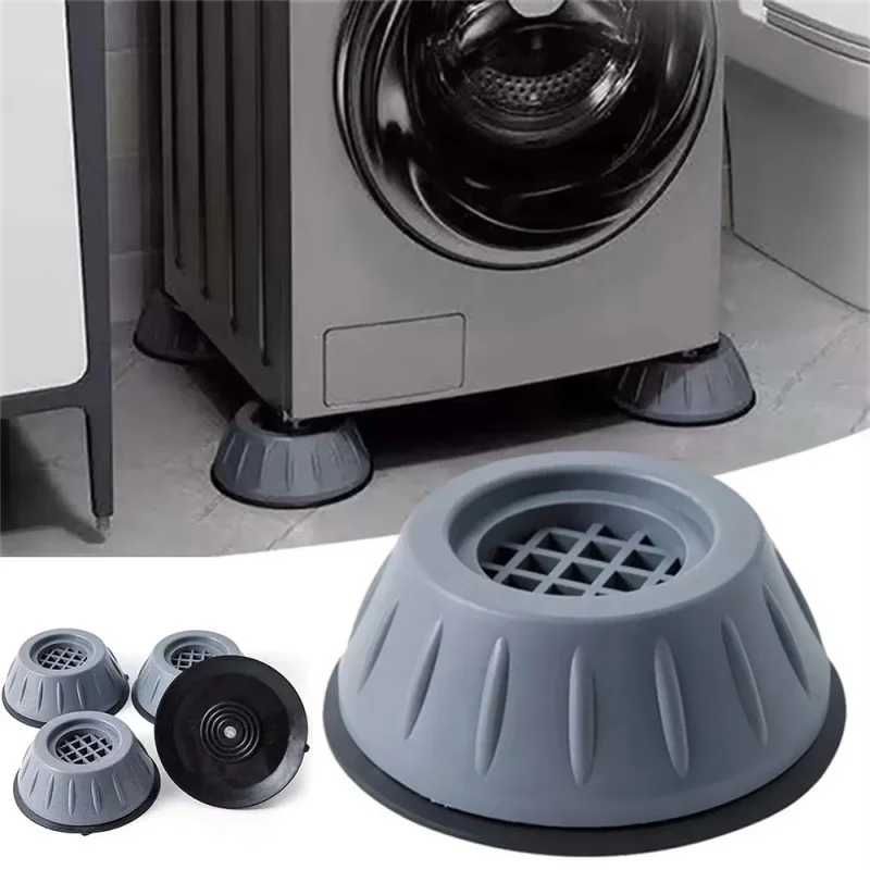 6/4/1PCS Universal Anti Vibration Feet Pads Washing Machine Non-Slip Pad Furniture Legs Slip Stop Silent Skid Raiser Fixed Mat