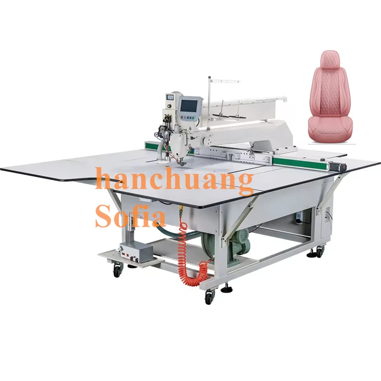 Automatic car seat cover sewing machine 360 degree rotary sewing machine Car interior sewing machine