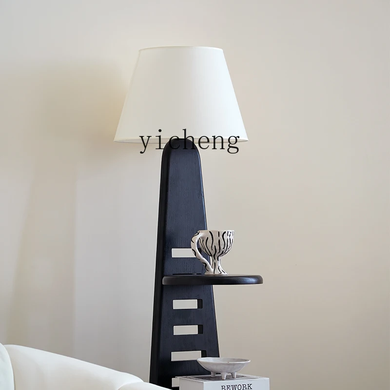 LYY  ash wood shelf falling ornament hall study French medieval sofa next to the atmosphere