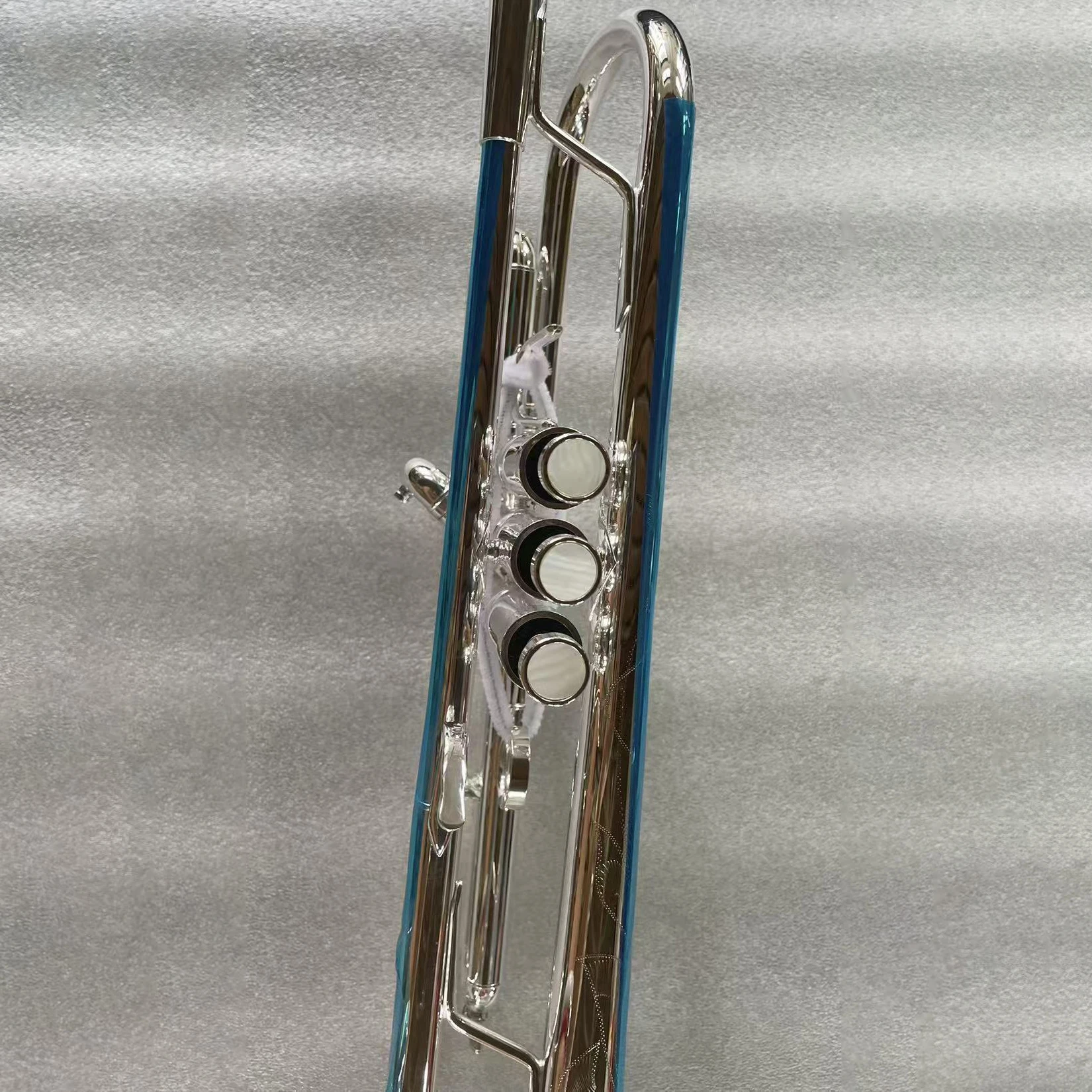 Silver Plated H70 Brass Handmade Customized logo Bb Tuning Trompeta Profesional for Durable Using