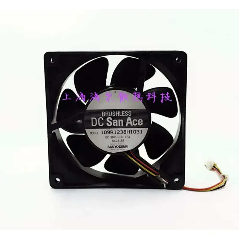 for Sanyo 109R1238H1031 Original Genuine 38V 0.17A 12CM 12038 Three Wire Cooling Fan