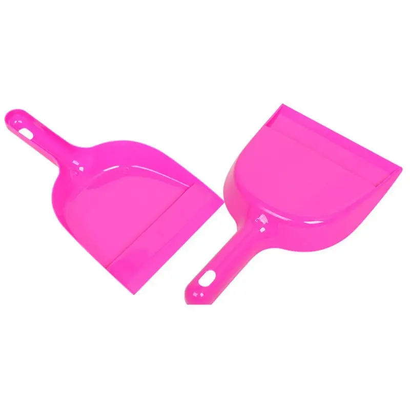 Y1UB Plastic Kids Cleaning Housekeeper Toy Cleaning Tool Pink Set for