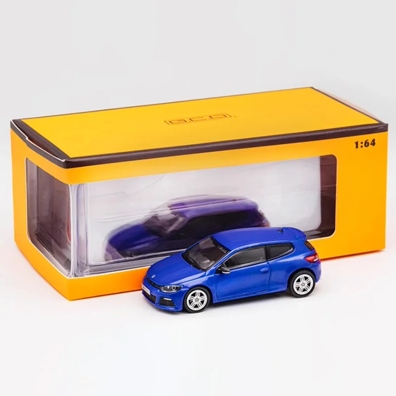 GCD Diecast 1:64 Scale Racing Version Scirocco R Alloy Car Model Finished Product Simulation Toy Collection Gift Static Model