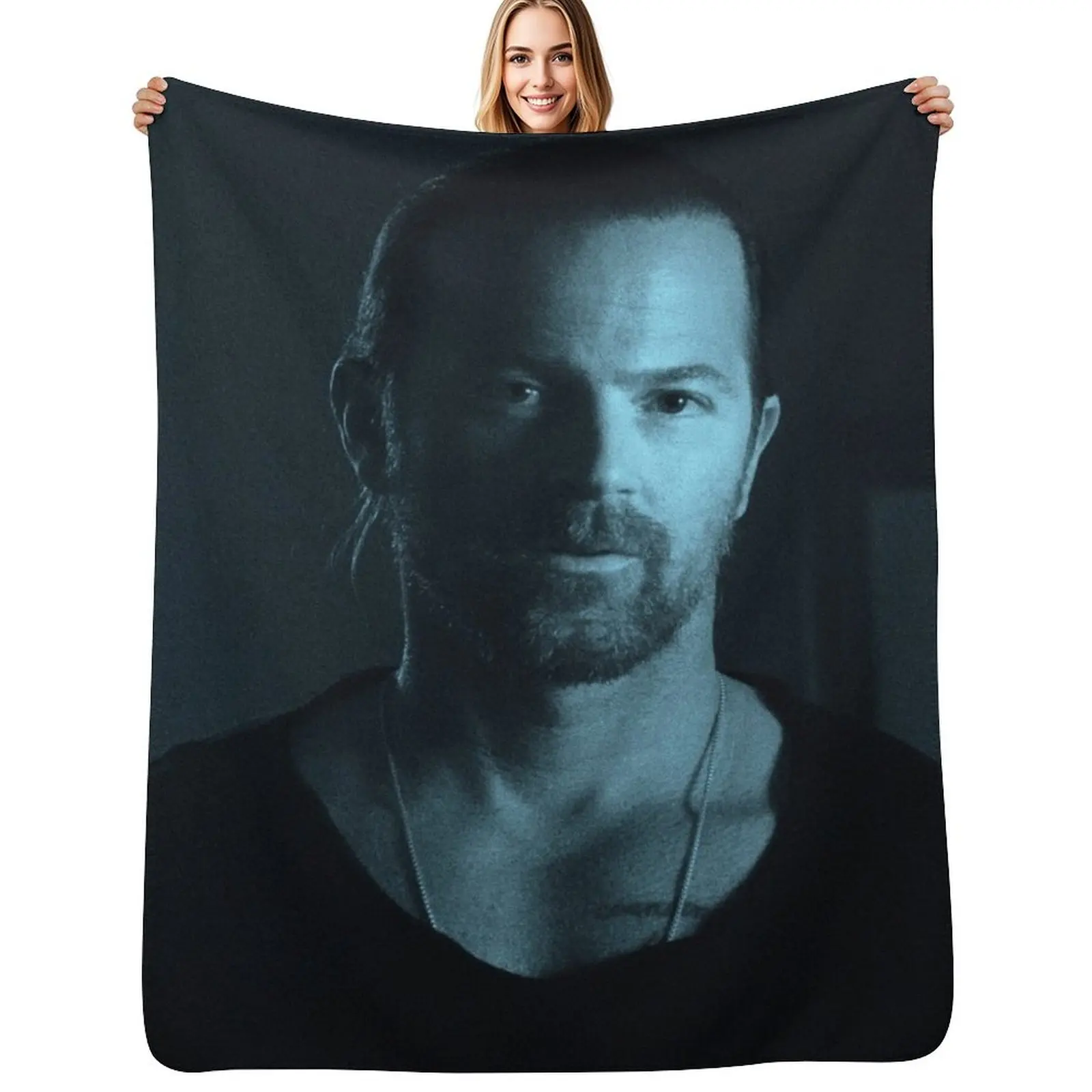 

KIP MOORE Throw Blanket Shaggy Furry Soft Blanket for Bedroom Living Room