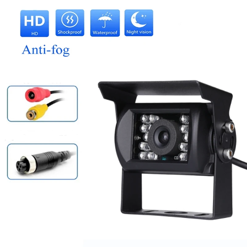 Heavy Duty Car Rear View Camera 18LED Backup Camera Wide Viewing Angle Vehicle Reversing Parking for Pickup RV Van Camper Truck