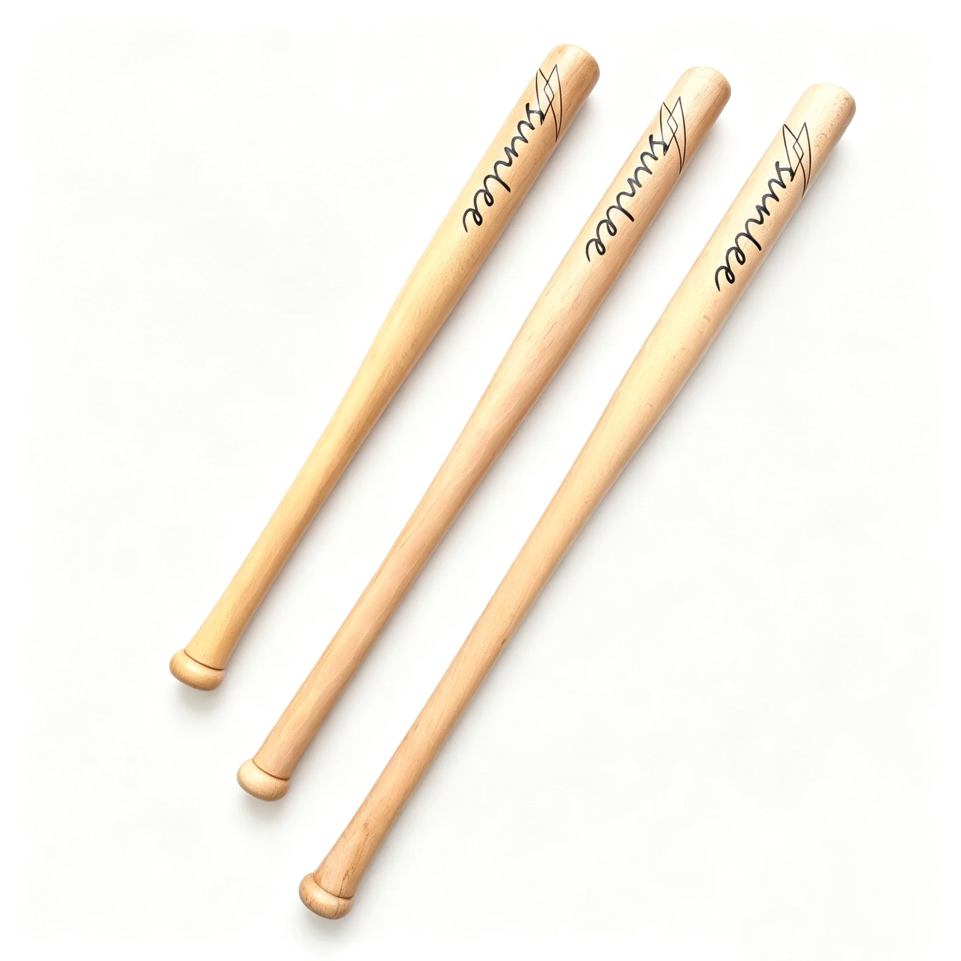 74/84cm Solid Beech Wood Baseball Bat Super Hard Wooden Softball Stick Indoor Outdoor Self Defense Car Security Baseball Rod