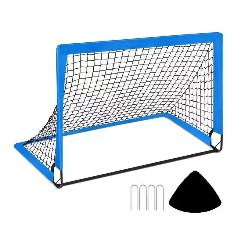 Family use indoor and outdoor portable folding game to train children's football goal