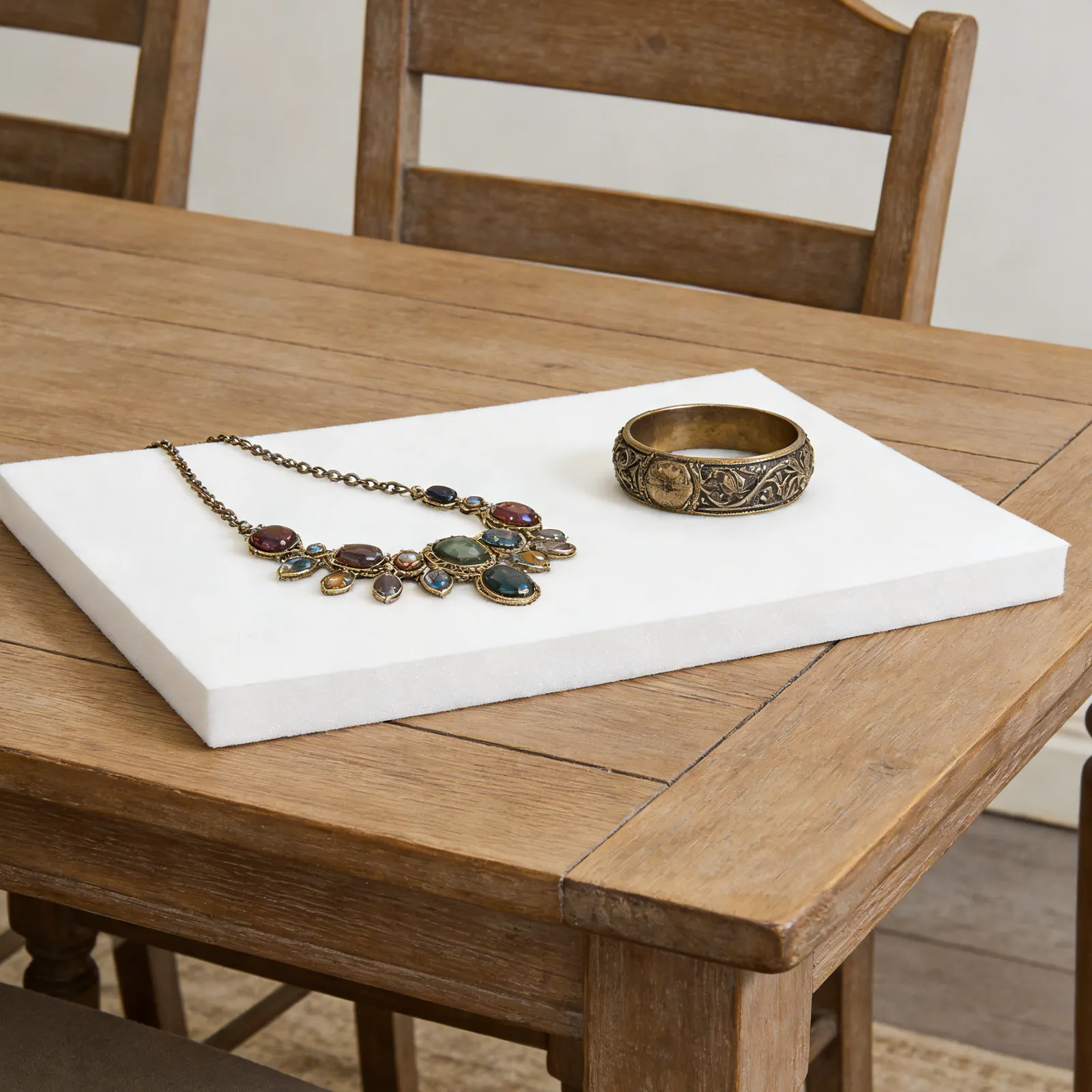 

2 шт. подложки для демонстрации ювелирных изделий, мягкие поролоновые вставки, обрезаемые, для шкатулок, органайзеры для витрин, путешествий, выставок, розничной торговли