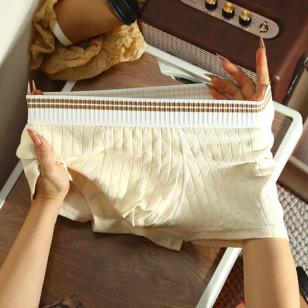 

Soft Cotton Trunk Underwear For Men Men Boxer Shorts Boxer 5 Spandex 95 Cotton Breathable Design Classic Style