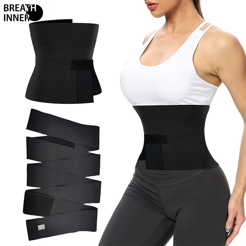 Black 3 Meter Body Shaper for Women Shape for Tummy Hip Belt for Women Postpartum Belt After delivery Stomach Belt