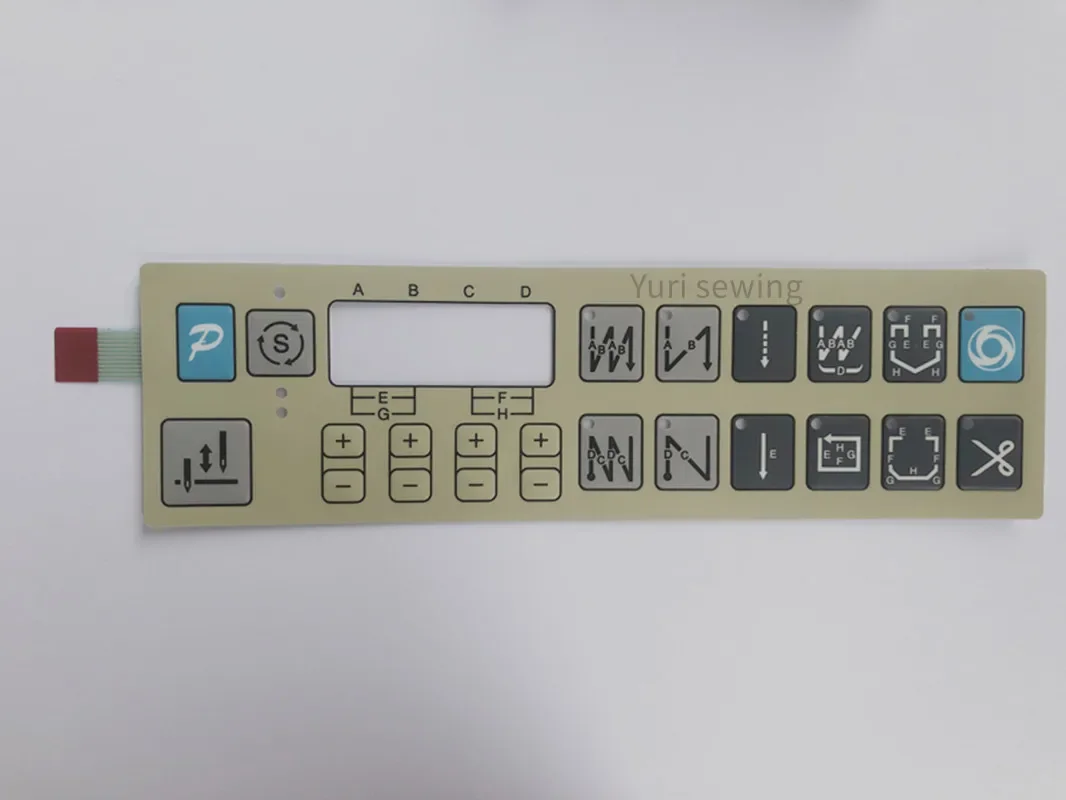 QIXING QD682 control box operation panel sheet board keypad membrane sticker paper industrial sewing machine parts