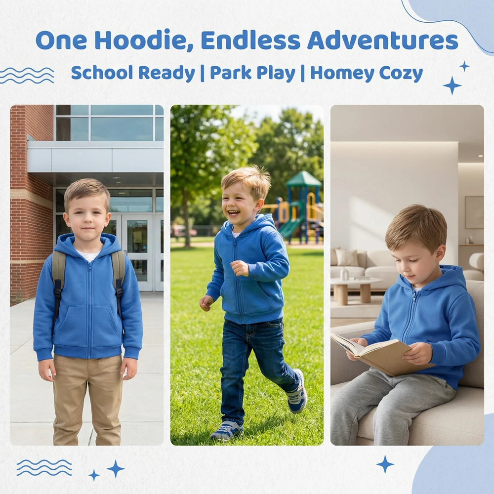 Custom Text Coat Zip Hooded Boy Girl Fleece Outerwear Make Your Own Jacket Personalized Logo Photo Name Design Blank Children