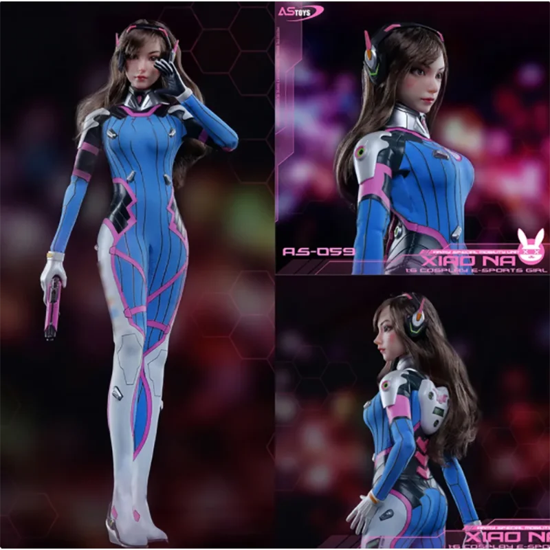 

In Stock Original ASTOYS AS-059 DVA Overwatch 1/6 Game Character Model Movable Doll Art Collection