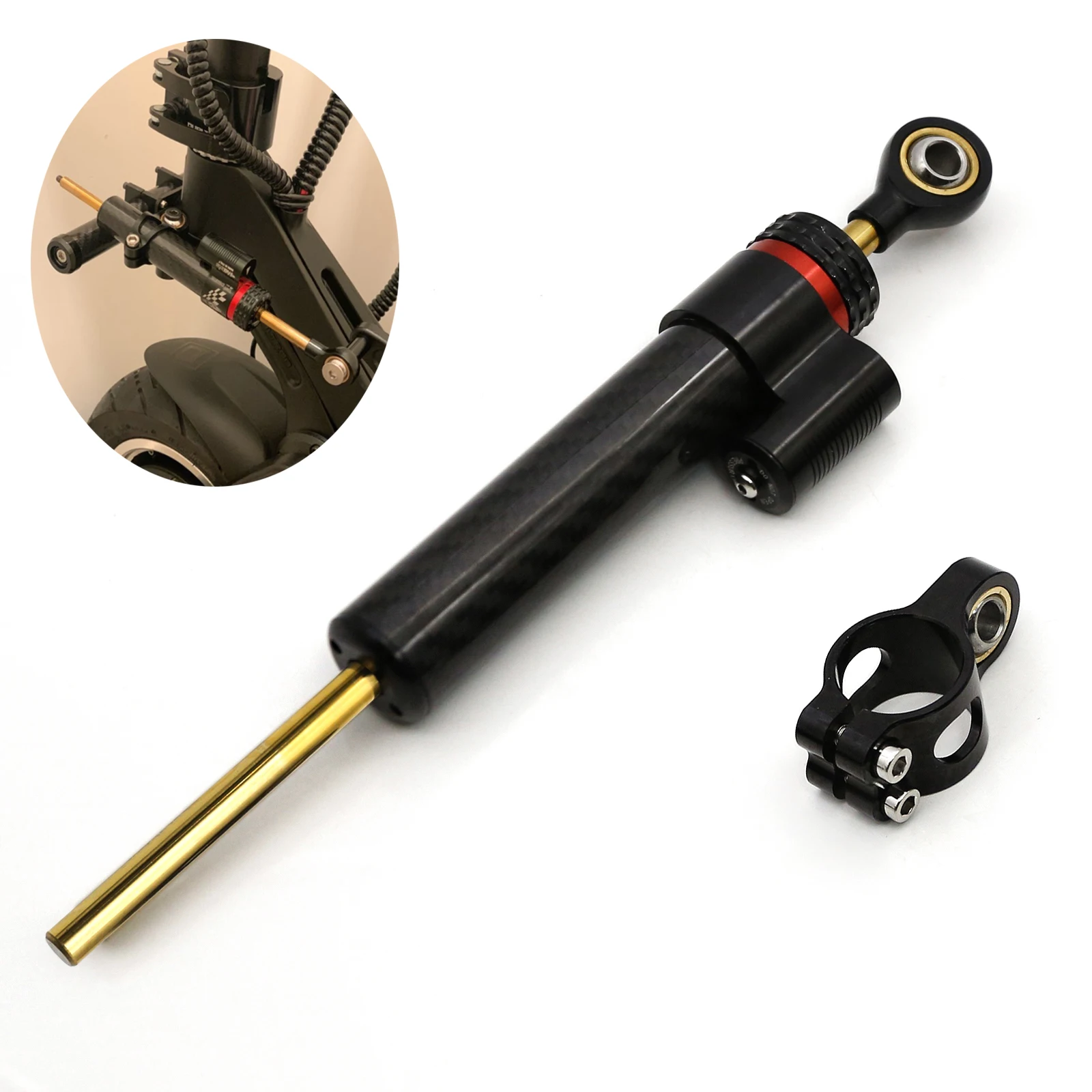 

Directional Steering Damper For Inxing V7 Electric Scooter Spare Parts Increase High Speed Stability Safety Steering Dampers