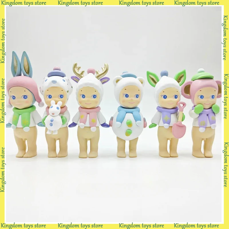 

Sonny Angel Blind Box Winter Wonderland Series Surprised Box Cute Girl Figures Collectible Doll Room Decoration Christmas Toys