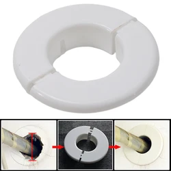 1pc 40-80mm Pipes Hole Cover Rosette Cable Air Conditioning Pipes Wall Decorative Cover Cable Entry Cable Hole Cover White