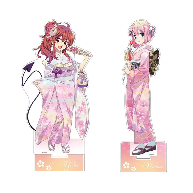 Game Yoshida Yuko Chiyoda Momo Acrylic Stand Doll Anime Figure Model Plate Cosplay Toy for Gift