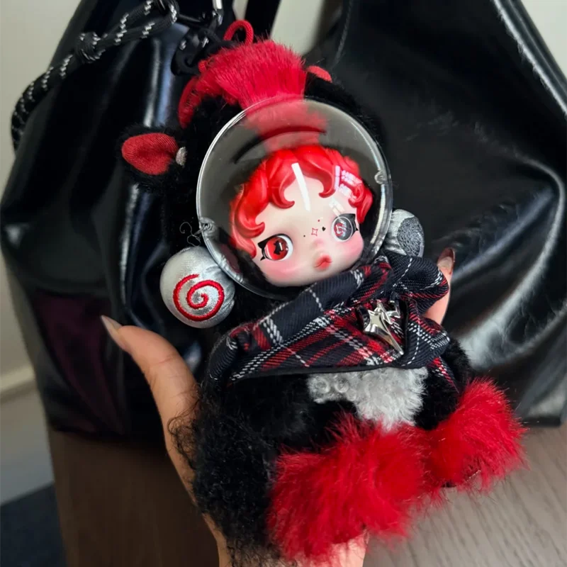 4pcs For SkullPanda doll Protective Acrylic Face Cover Case For
