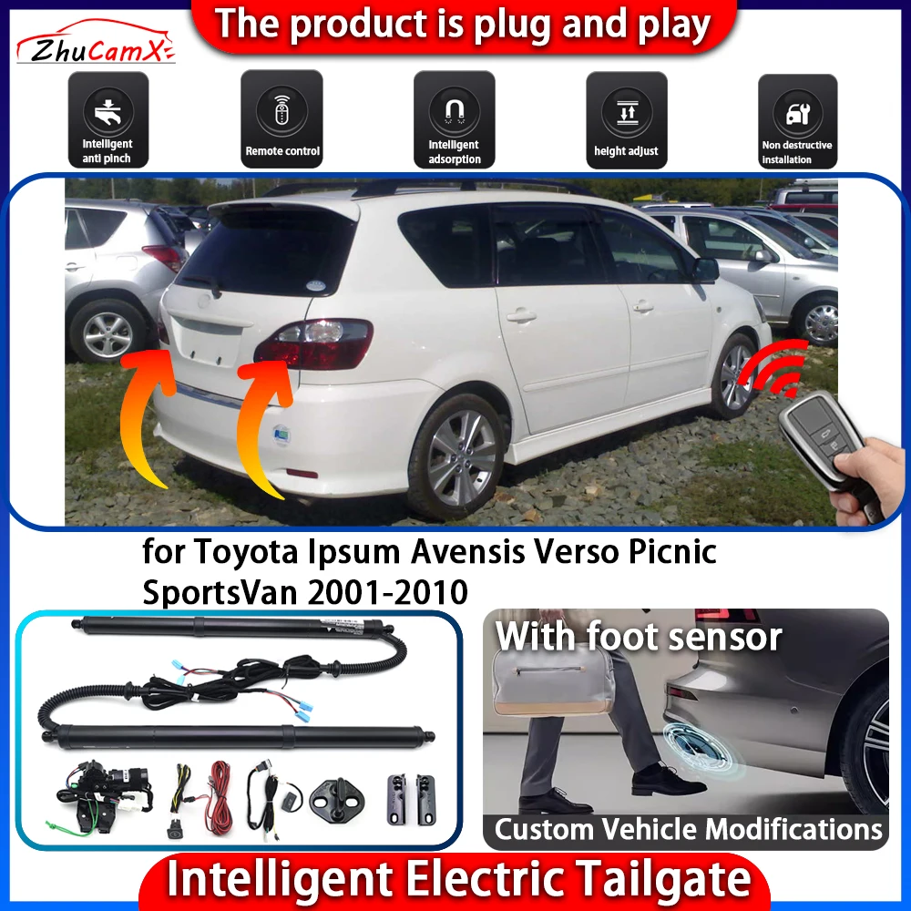 Smart Powered Tailgate System for Toyota Ipsum Avensis Verso Picnic SportsVan 2001-2010 Automatic Intelligent Trunk Lift Kit