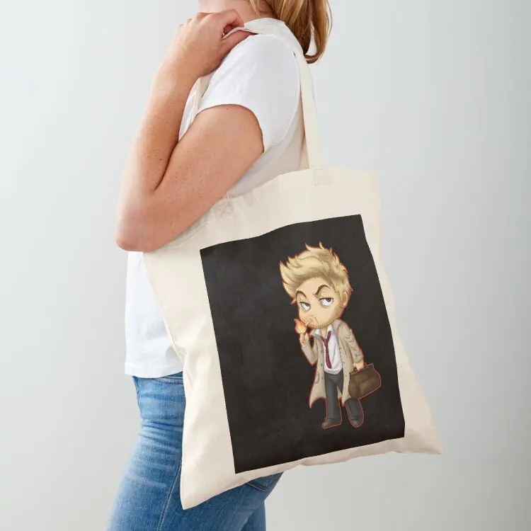 

John Constantine Tote Bag reusable shopping bag custom tote bag hand bags Beach
