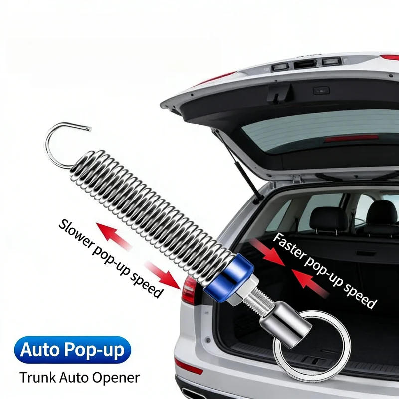 No‑Punch Tailgate Booster Spring, Adjustable Stable Load‑Bearing Car Trunk Auto Pop‑up Opener, Auto Modification Parts 1/2PCS