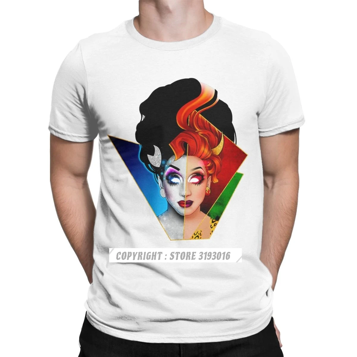 Bianca Del Rio Men's T Shirts RuPaul's Drag Race Rupaul RPDR Awesome Christmas Tees T Shirt 100% Cotton  Custom Tops Tees