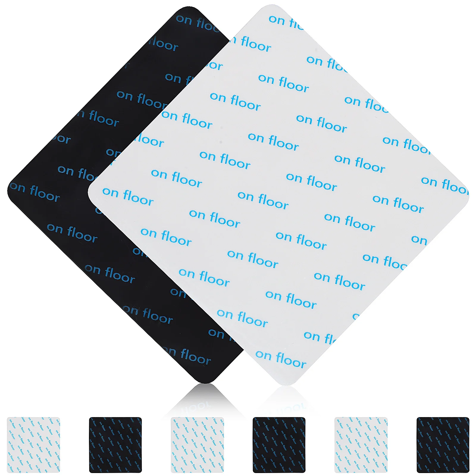 8 قطعة وسادة سجادة غير قابلة للانزلاق مواد PU ممتازة ملصقات سجادة التصاق قوية للأرضية حماية شاملة مقابض زاوية السجاد #2