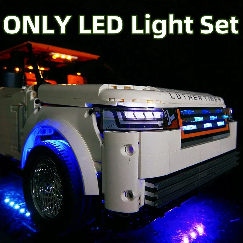 Diy Rc Led Light Kit Voor Lego 10512 Technische Sportwagen (Alleen Led Licht, Zonder Blokken Model)