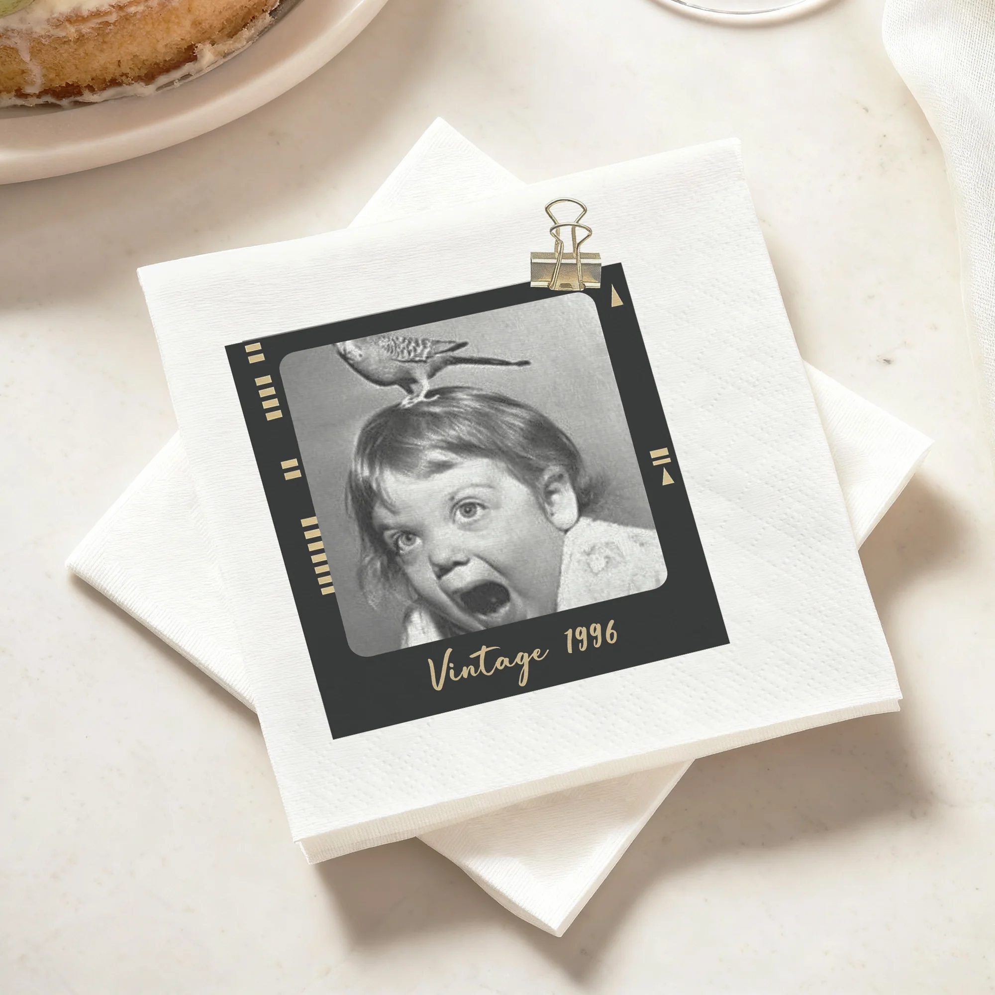 

Custom Paper Napkins for Birthday Custom Napkins of Cocktail Disposable Napkins, for Cocktail Party Baby Shower Wedding