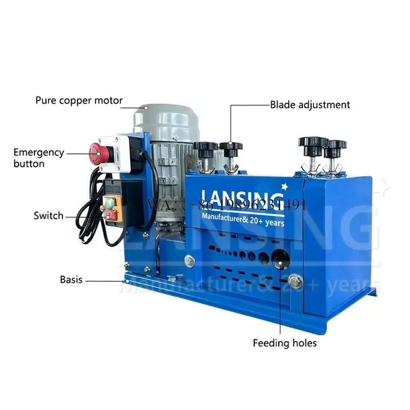 Wmwmnu for M-30 Cost-effective Automatic Wire Stripping Scrap Copper Wire Stripping Cutting Cable Peeler