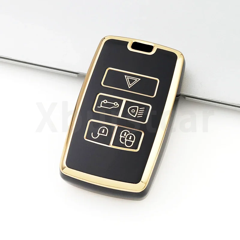 For Land Rover Range Rover Evoque Discovery Sport Velar For Jaguar XE E-PACE XF Soft TPU Car Remote Key Case Cover Shell Fob view 4