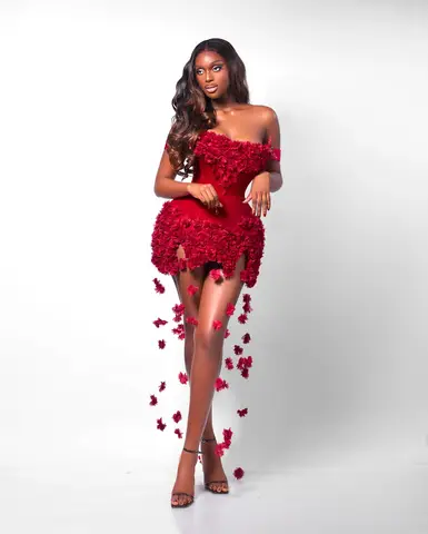 10 best sales röd svart balklänning för flickor - №2