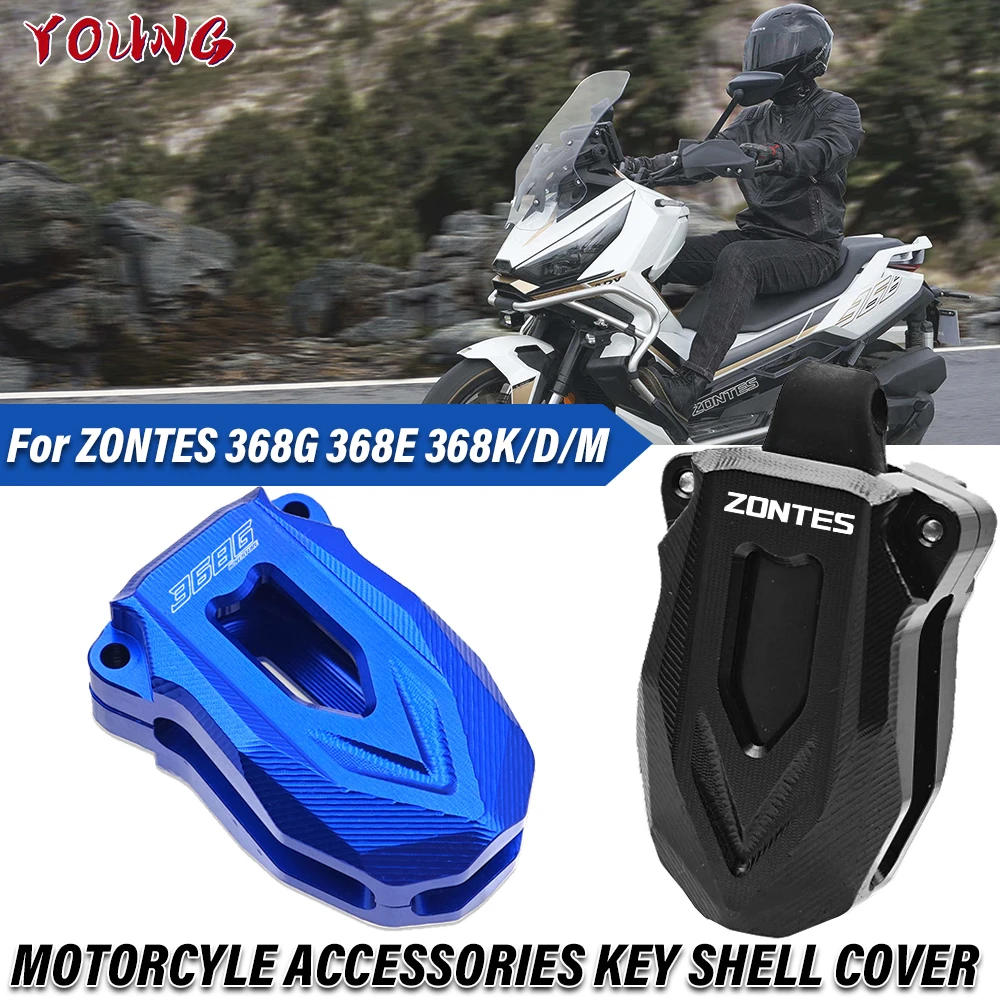 

New Key Shell Cover For ZONTES 368G 368D 368K 368E 368M Motorcycle Accessories Key Case Chain Keyring ZT368G