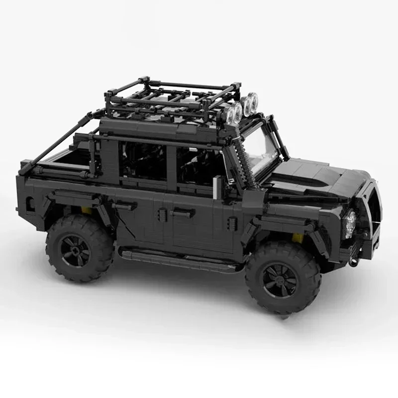 Modelo de carro moc tijolos de construção defender svx tecnologia de veículo off-road blocos modulares presentes brinquedos de natal conjuntos diy montagem