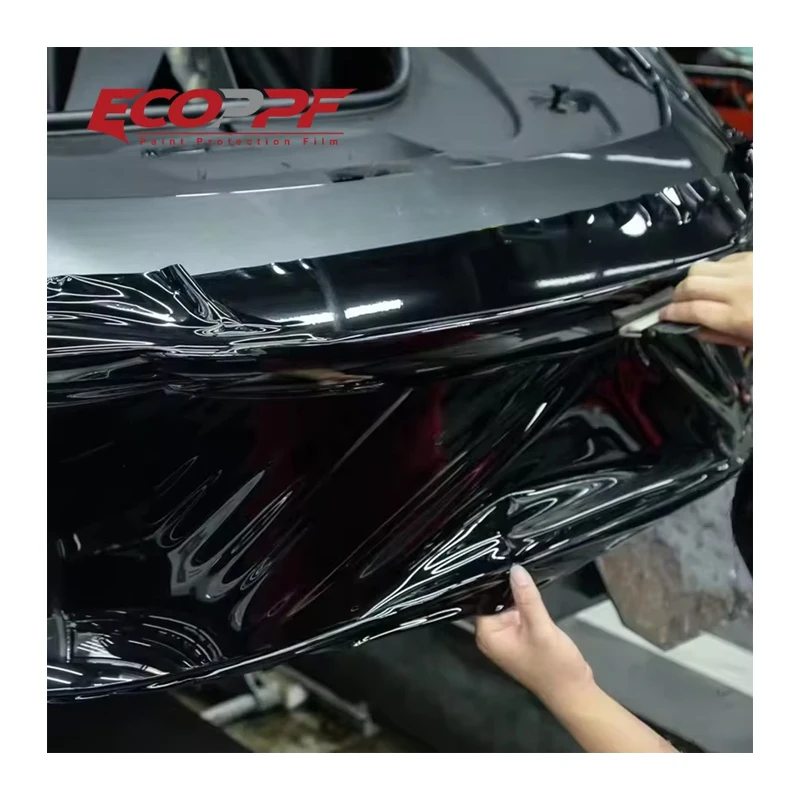 

Top Selling High Elasticity Non-tea TPH TPU Flim Strong Stretch PPF Bright Black Car Paint Protection Film