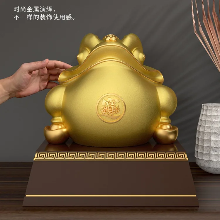 Adorno de la suerte grande, nuevo estilo chino, decoración para sala de estar de alta gama, regalo de apertura para tienda, decoración de escritorio de oficina