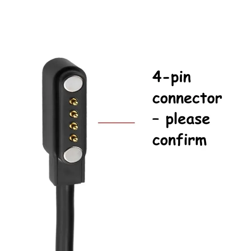 For USB Charger Cord  for 4-pin Interface Bone Conduction Headphones, Smartbands, and Smartwatches (7.62mm Pitch) view 4