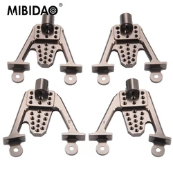 MIBIDAO Aluminum Alloy Front Rear Shock Mount Lift Damper Tower Bracket for Axial SCX10 1/10 RC Crawler Car Truck Model Parts