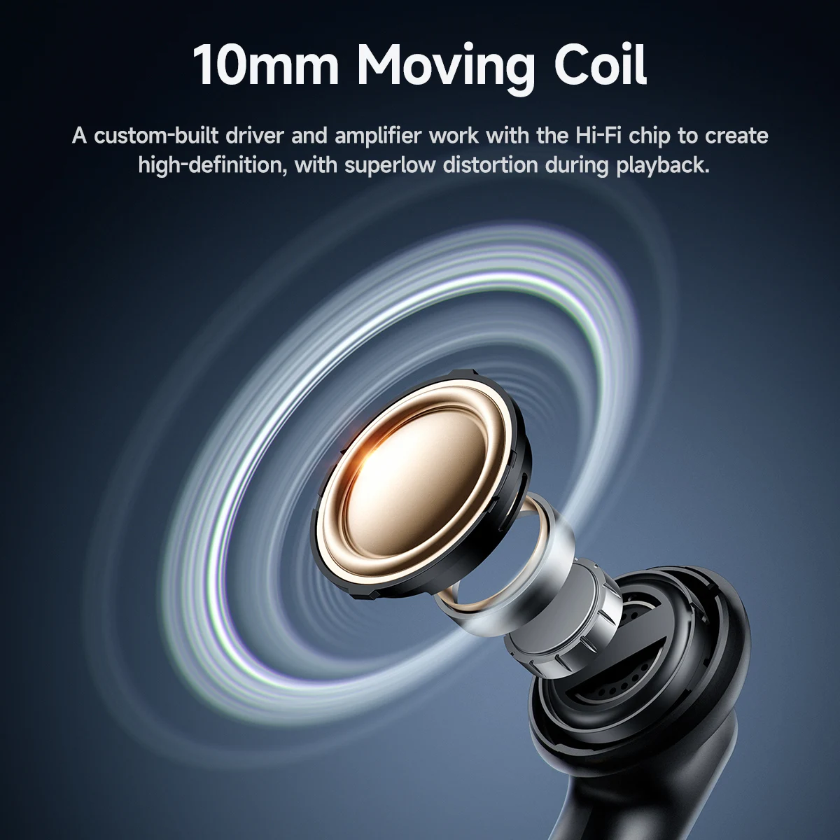 HOCO Smart AI Real Time Translation Earphone Support App Control Music Sport Earbuds HiFi EQ Sound Headphone Fo Bussiness Travel view 4