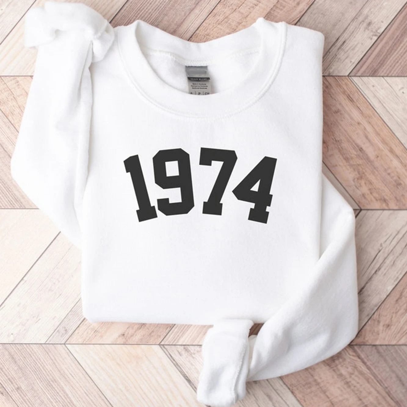 1974 البلوز سنة الميلاد عدد أعلى المرأة الربيع البلوز أعلى عيد ميلاد البلوز هدية 1974 لها #4