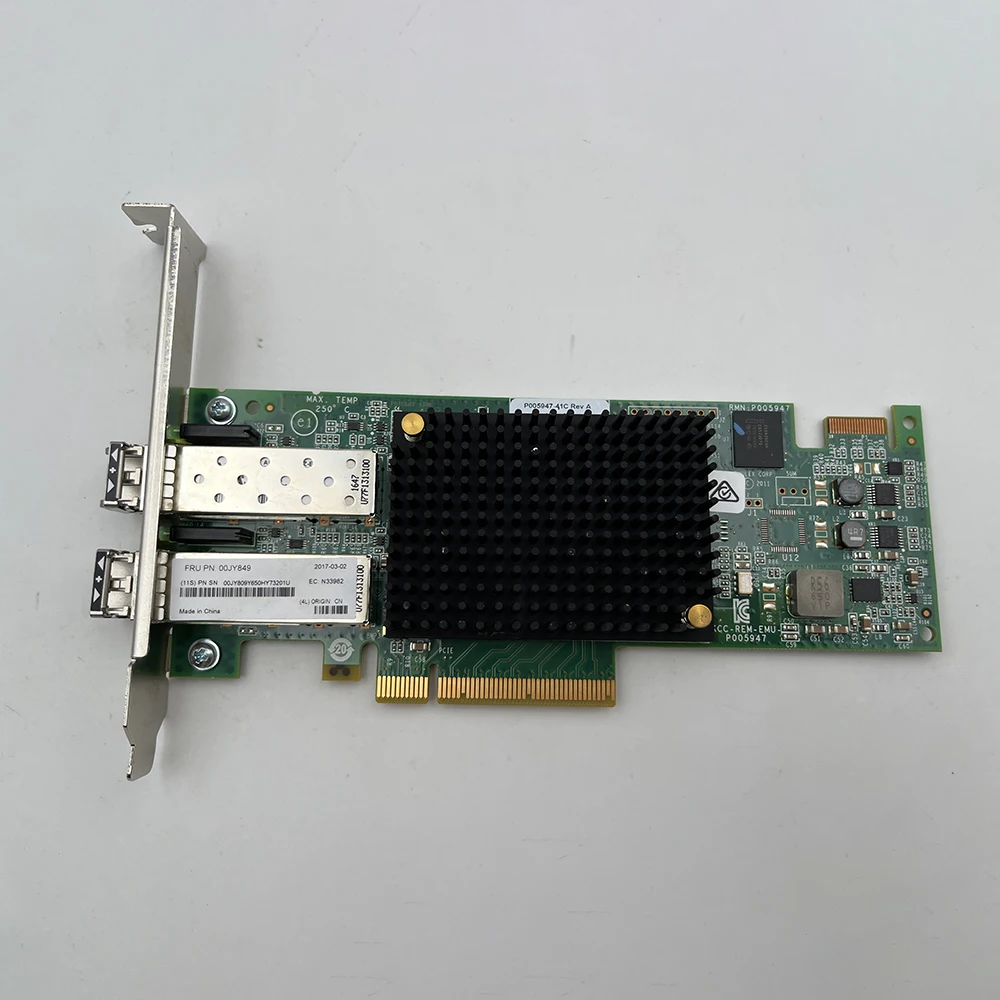 레노버용 오리지널 LPE16002-M6 듀얼 포트 16G HBA 00JY849 00JY809 81Y1662