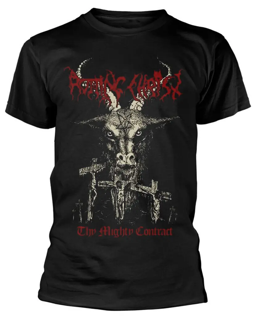 Rotting Christ Thy Mighty Contract Black T Shirt New Official