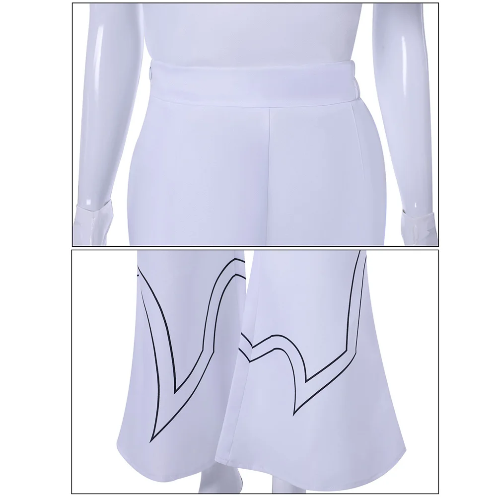 Panty y medias de Anime para Cosplay, Top de poliuretano, pantalones, peluca, disfraz de juego de rol, traje femenino, ropa para fiesta de Carnaval y Halloween