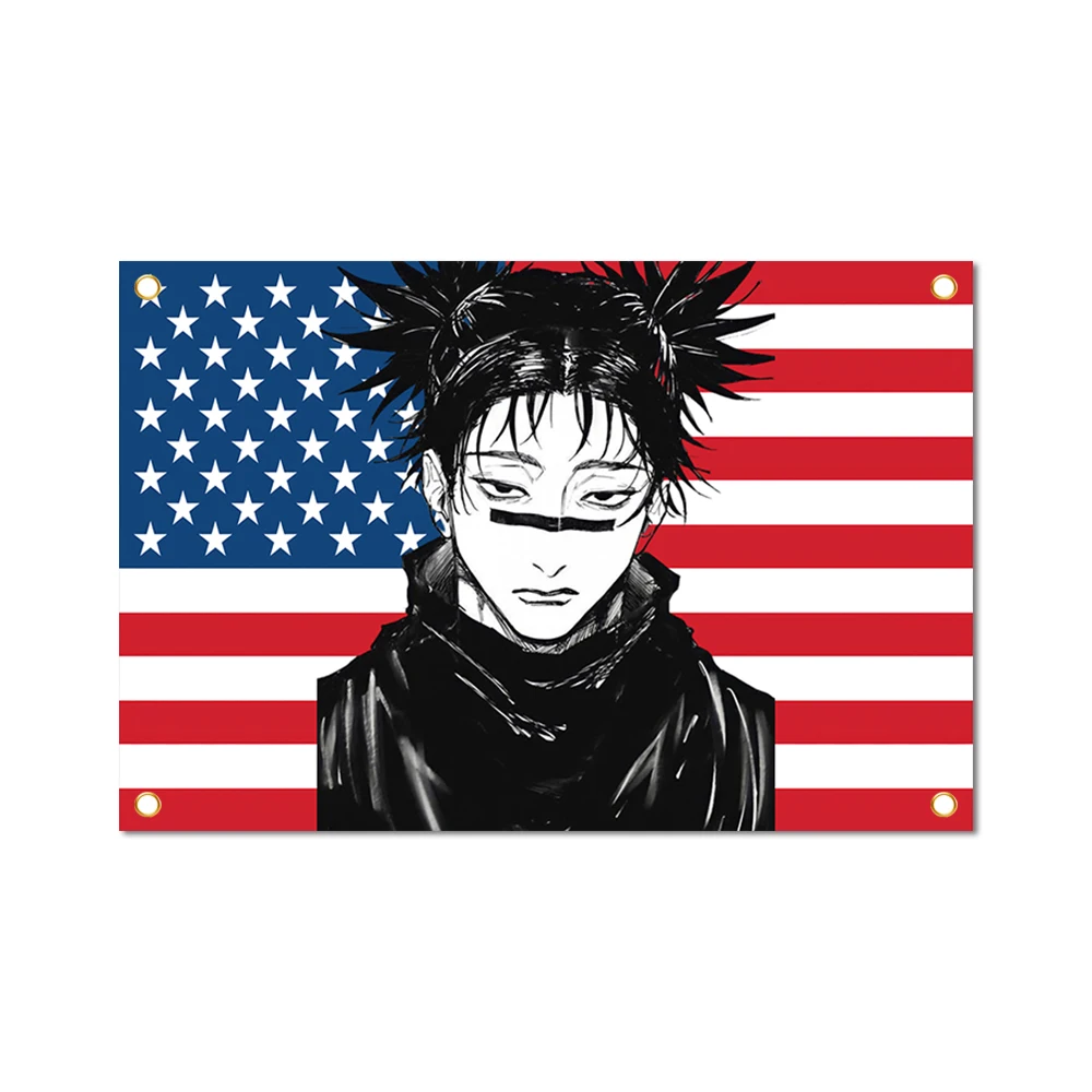 Classic Anime Flag Choso Tapestry Outdoor Decors Advertising Decorative Home Objects Flaga Custom Flags for Bedrooms Barber Shop