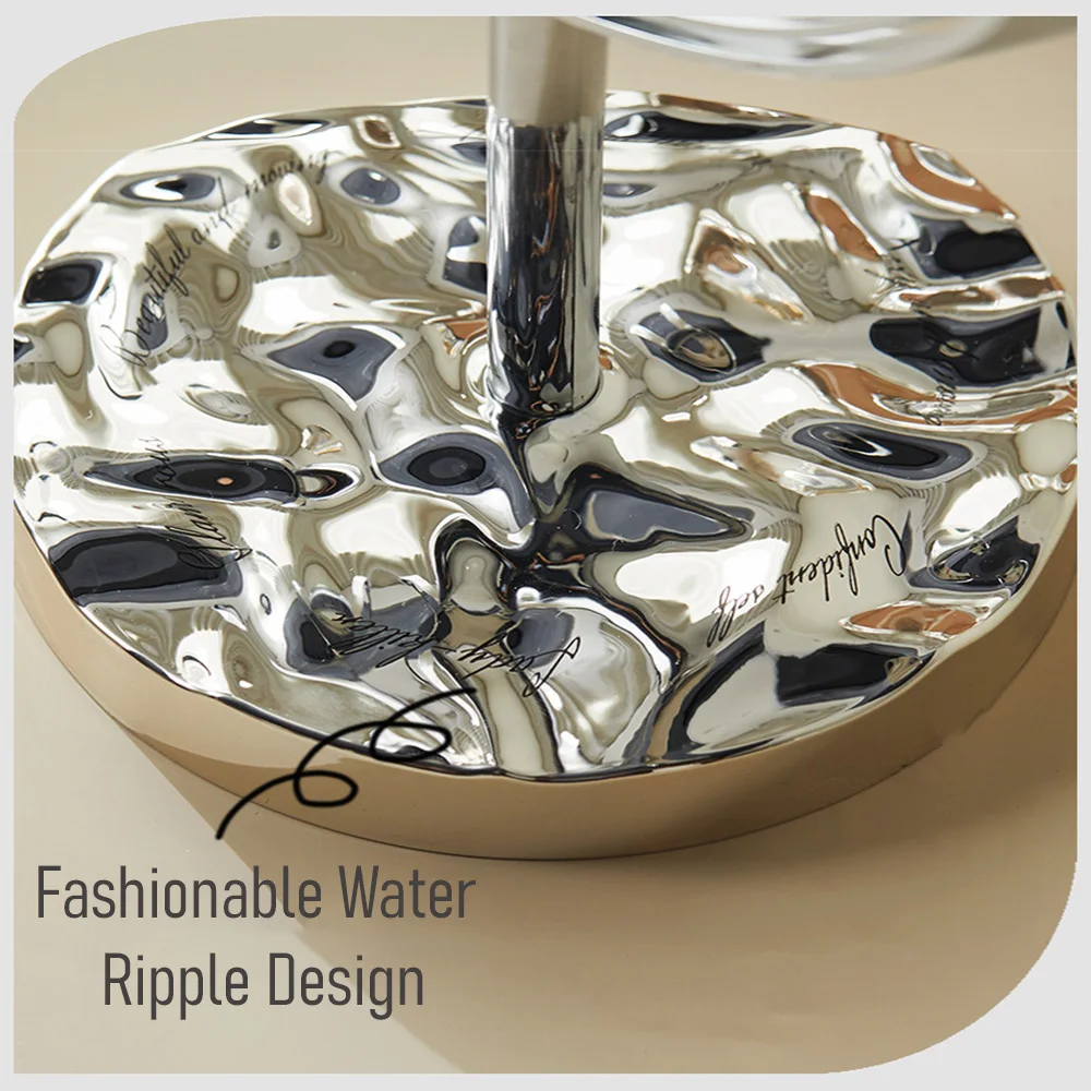 Makeup Mirror,Magnifying Mirror 1/2X Magnification, Large Table top Two-Sided Swivel Vanity Mirror, Chrome FinishStyle