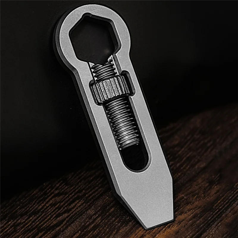A15F-шестигранный ключ из титанового сплава, мини-электрическая монтировка, открывалка для бутылок, брелок, комбинация инструментов, снаряжение для походов на открытом воздухе