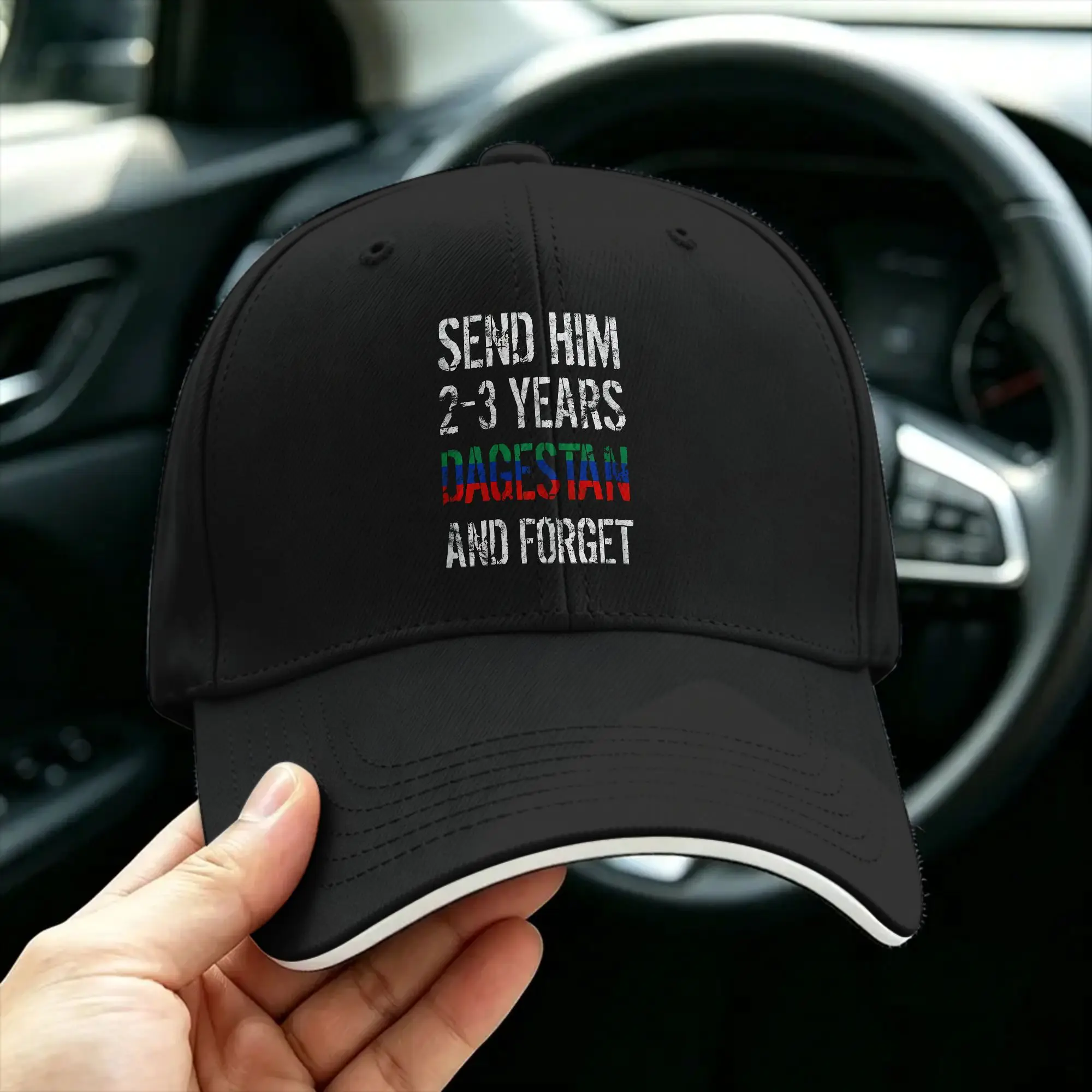 Send Him 2-3 Years To Dagestan Funny Casual Baseball Cap Summer Wrestling Meme Men Adult Trendy Baseball Caps