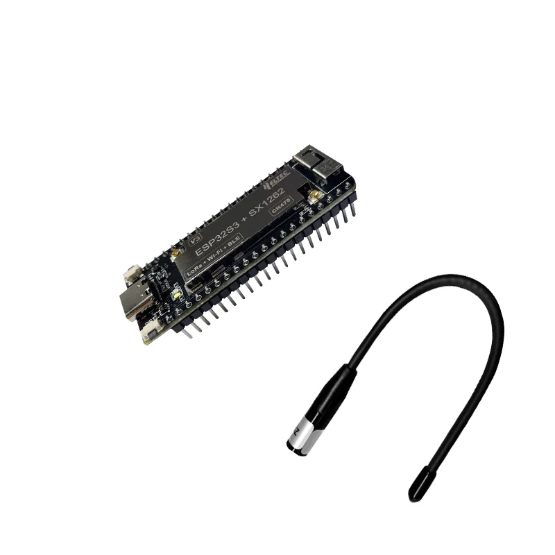 Heltec LoRa Meshtastic SX1262 ESP32-S3FN8 Stick Lite Wireless V3 With 868 915 MHz Whip Antenna Connection Arduino® IoT