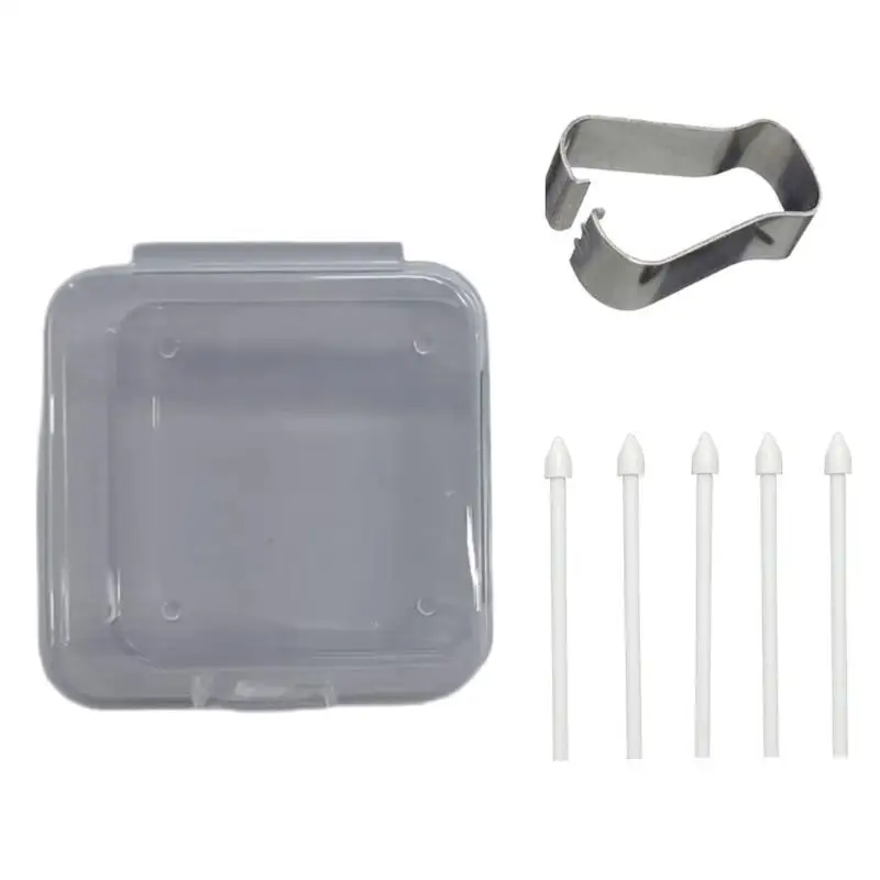 

652F запасные наконечники для планшетов s9fe/s6lite/s22ultra/s23u, сменные наконечники для ручек, 5 шт. наконечников с зажимом