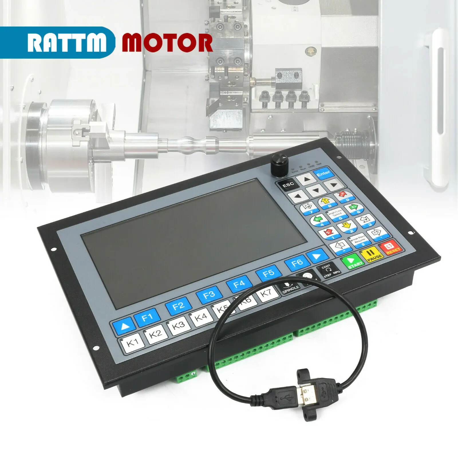 4 محاور CNC الحركة غير متصل تحكم DDCS خبير منفذ USB مستقل DDCS خبير لآلة الطحن باستخدام الحاسب الآلي